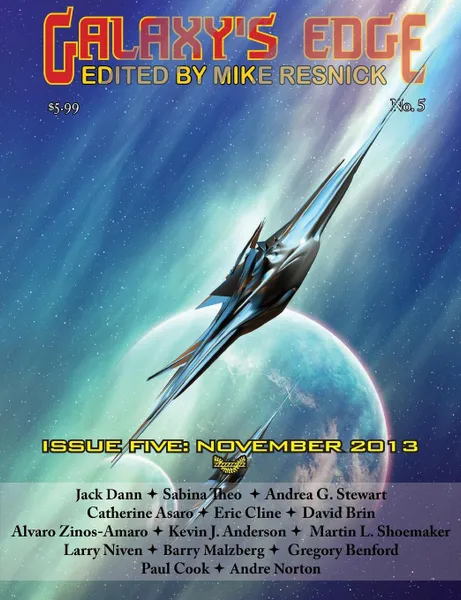 Обложка книги Galaxy's Edge Magazine. Issue 5, November 2013, David Brin, Kevin J. Anderson