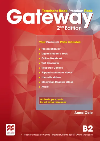 Обложка книги Gateway: B2 Teacher's Book Premium Pack, Anna Cole