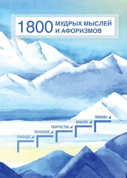 Обложка книги 1800 мудрых мыслей и афоризмов, Б.Н.Абрамова