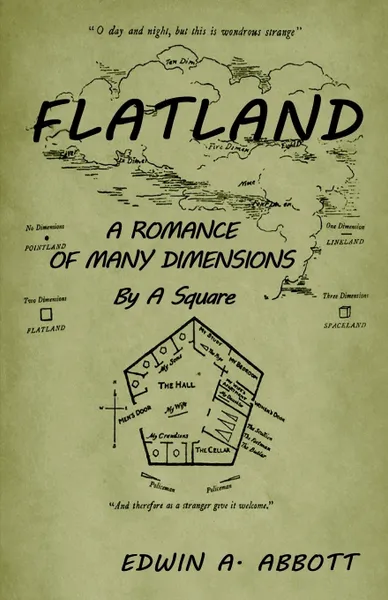 Обложка книги Flatland. A Romance of Many Dimensions (by a Square), Edwin A. Abbott