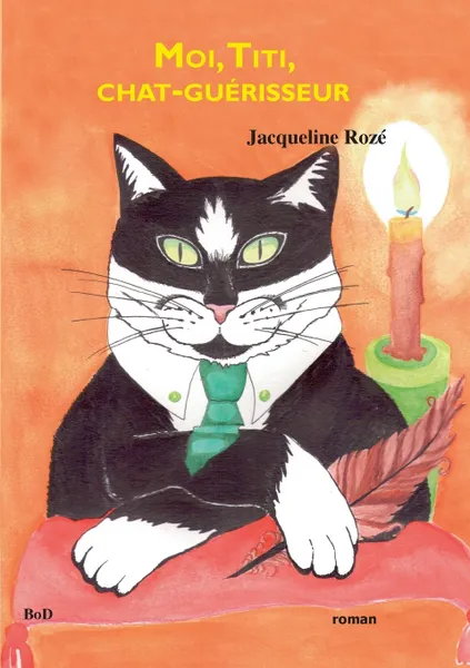 Обложка книги Moi, Titi, chat-guerisseur, Jacqueline Rozé