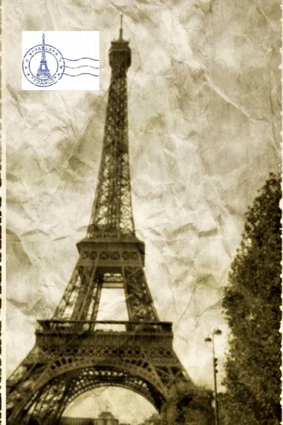 Обложка книги paris France  Eiffel Tower Vintage creative blank journal, Sir Michael Huhn