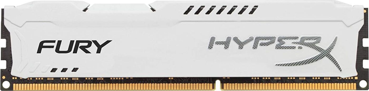 фото Оперативная память Kingston 8GB DDR3 1333 DIMM HX313C9FWK2/8 HyperX FURY White, Non-ECC, CL9, Kit (2x4GB)