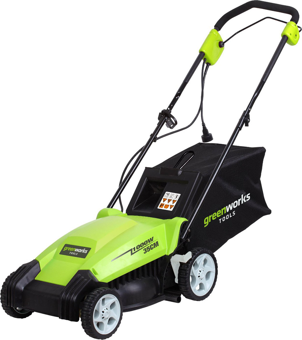 фото Газонокосилка электрическая Greenworks GLM1035