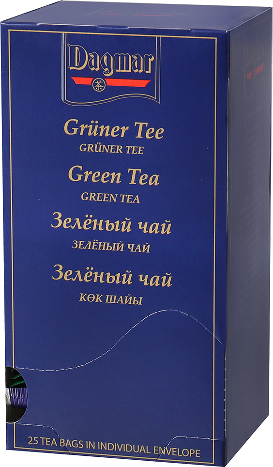 фото Чай зеленый на чашку Dagmar Green Зеленый (1,85 гр x 25 шт)