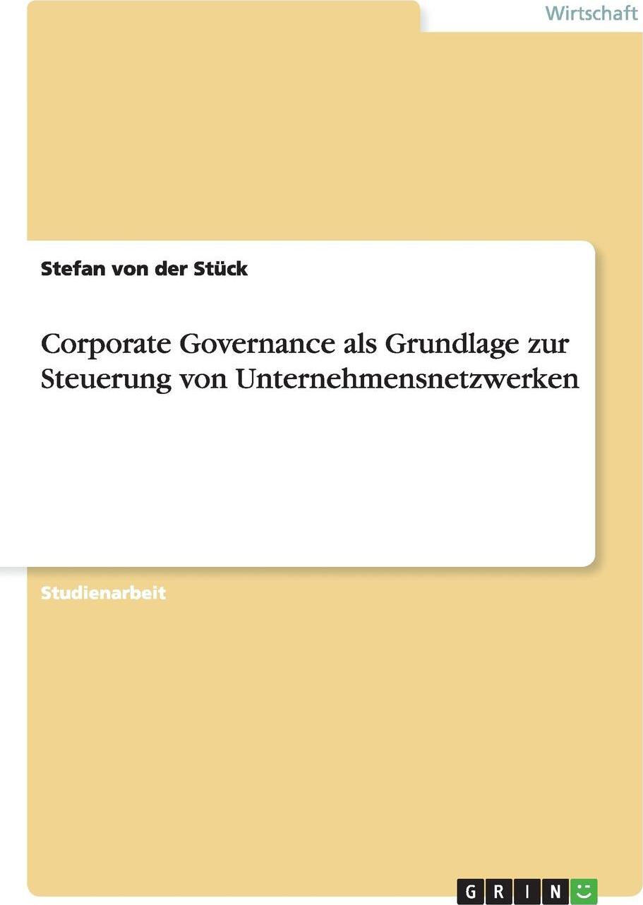 фото Corporate Governance als Grundlage zur Steuerung von Unternehmensnetzwerken