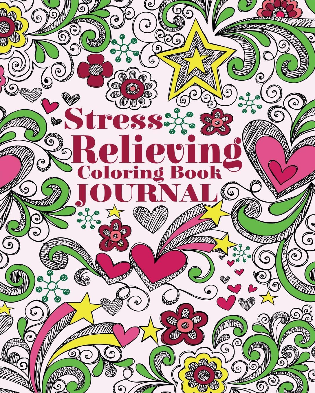 фото Stress Relieving Coloring Book Journal