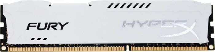 фото Оперативная память Kingston 8GB DDR3 1866 DIMM HyperX FURY White HX318C10FW/8 Non-ECC, CL10