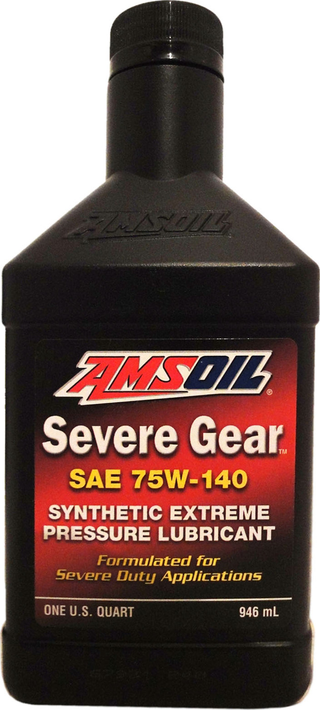 фото Трансмиссионное масло AMSOIL Severe Gear Synthetic Extreme Pressure (EP) Lubricant SAE 75W-140 (0,946л)