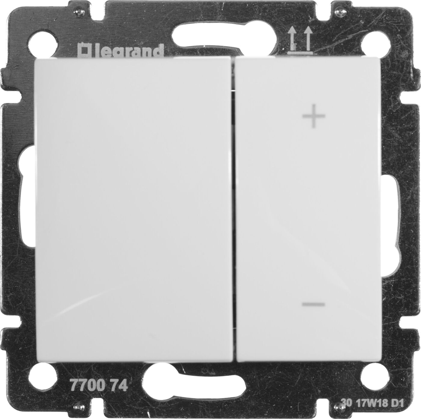 Диммер Legrand Valena, кнопочный, 694289, белый, 40-600 Вт/40-600 ВА ...