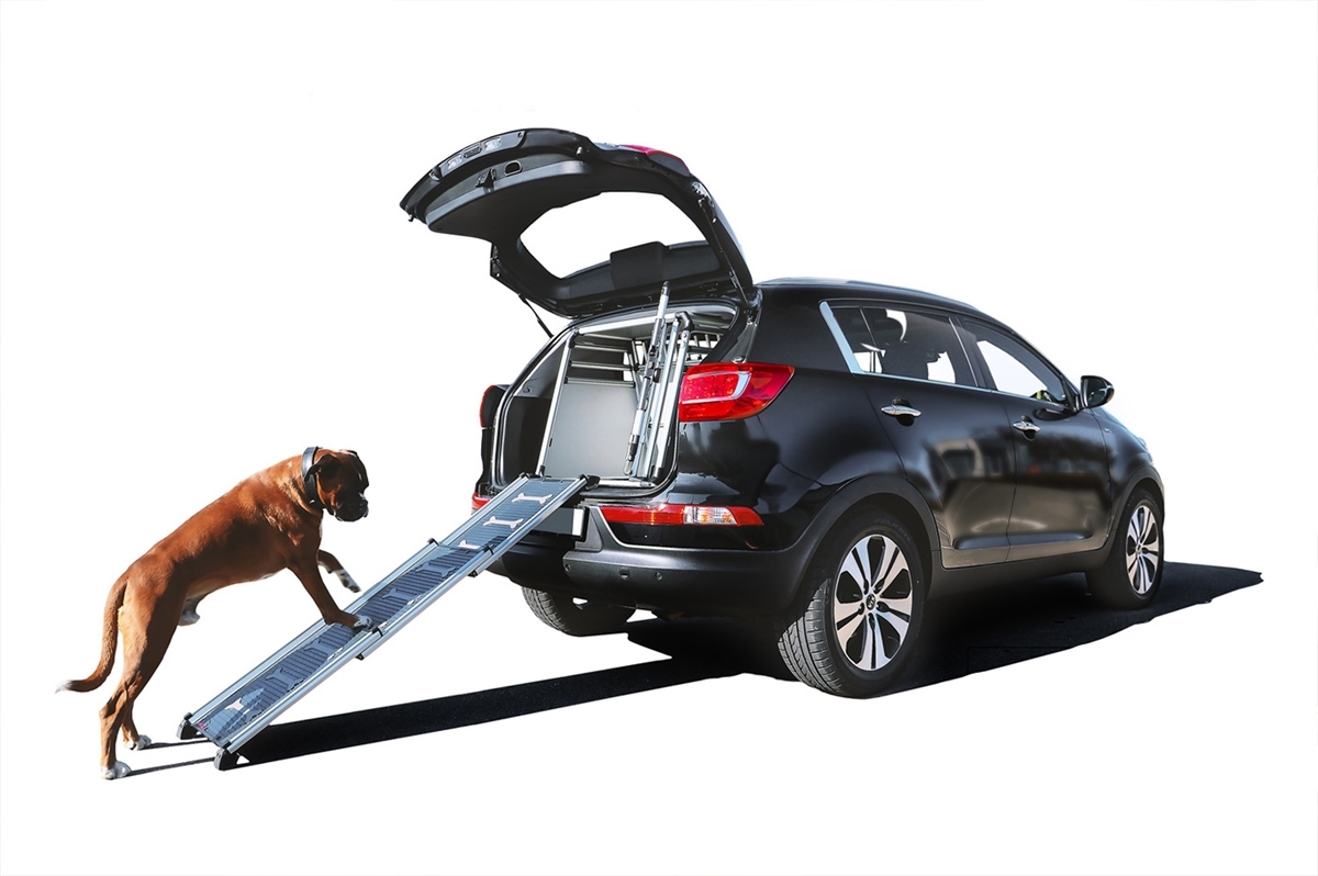 Детали авто пса. Трап для досмотра собаками автотранспорта. Трап для собак Petro trade "Dog Ramp", 151,5 х 40 х 12,7 см. Автомобильная собака в разобранном виде.