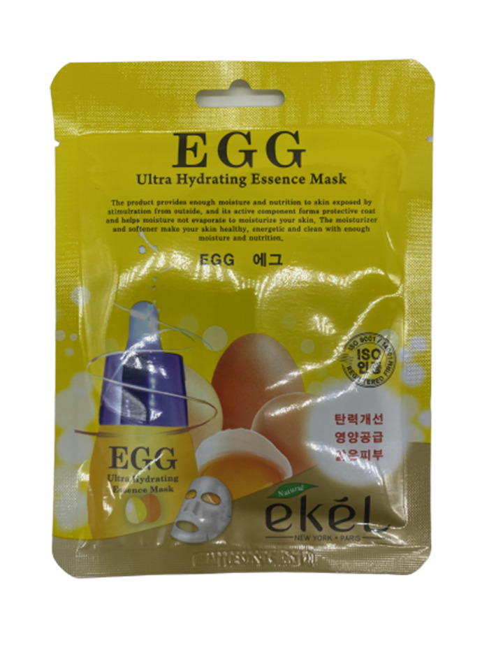 Ultra hydrating essence mask. Ekel Egg Ultra Hydrating Essense Mask маска тканевая. Тканевая маска с экстрактом яичного желтка Egg Ultra Hydrating Essence Mask. Ekel тканевая маска для лица Egg (яичная) , ,. Маска тканевая для лица с яйцом Ekel Mask Pack Egg 23 мл.