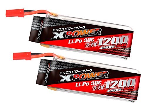 For high-tech X-POWER Galaxy Visitor3 Li-Po battery 3.7V 1200mAh 30C Twin Pack P480318W