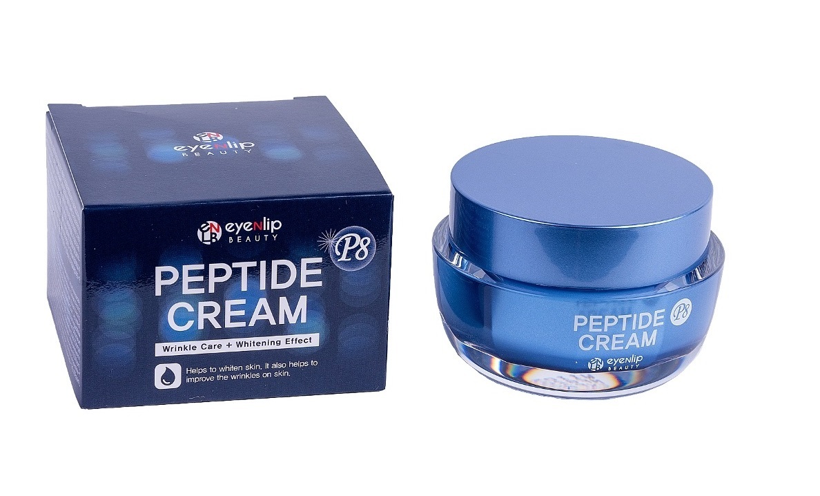 Крем для лица с пептидами. Антивозрастной крем с пептидами EYENLIP Peptide p8 Cream. Крем для лица с пептидами EYENLIP Peptide p8 Cream 50g. Крем для лица EYENLIP Peptide p8 Cream 50 г, шт.. [EYENLIP] Peptide p8 Cream 50g (Weight : 183g).