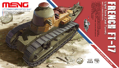 Сборнаямодель,конструктор"MENG"TS-008"танк"FrenchFT-17Lighttank(Castturret)1/35