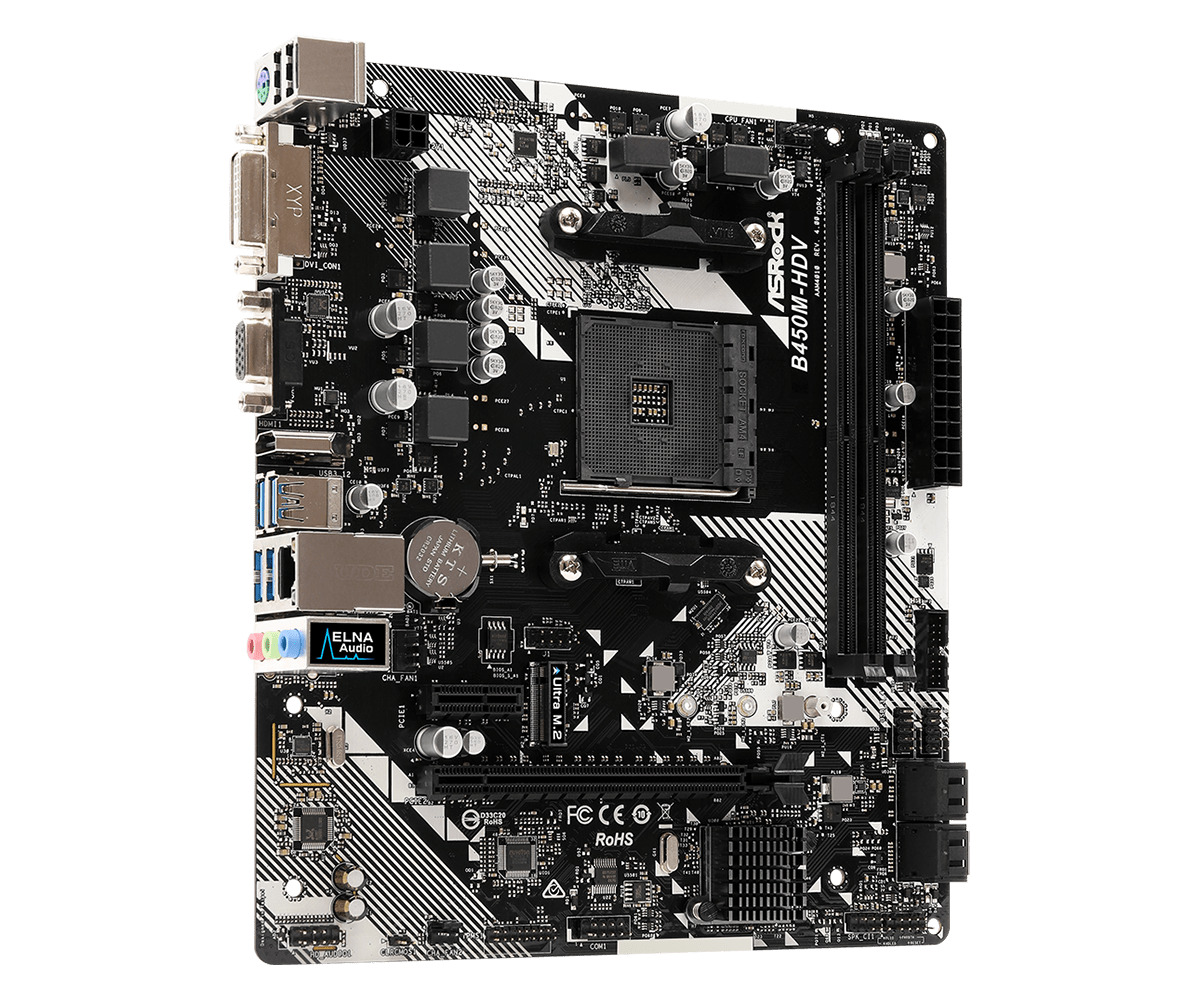 Плата asrock a320m hdv