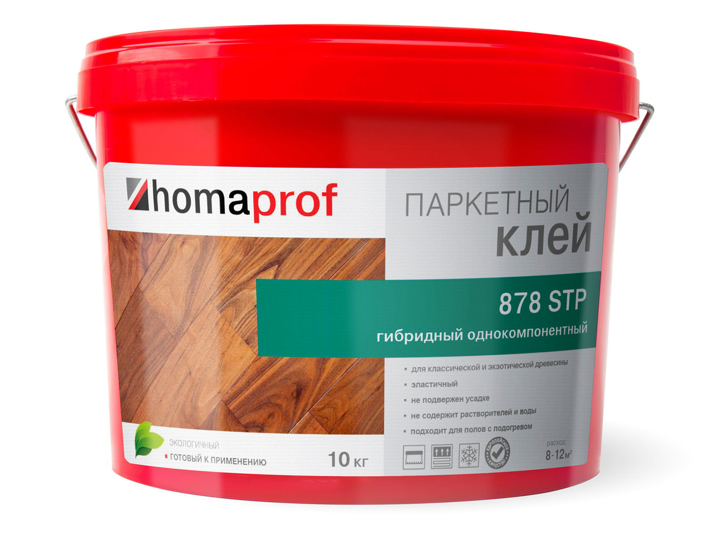 Клей для паркета homaprof 878 STP, 10кг