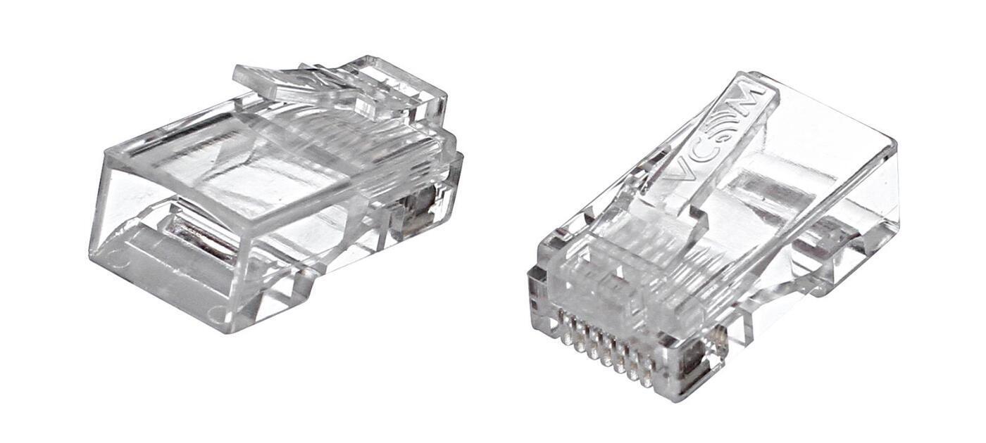 КоннекторRJ458P8CUTPкатегория520штукпрозрачныйVCOM(VNA2200-1/20)