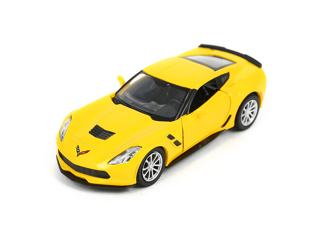 yellow corvette toy