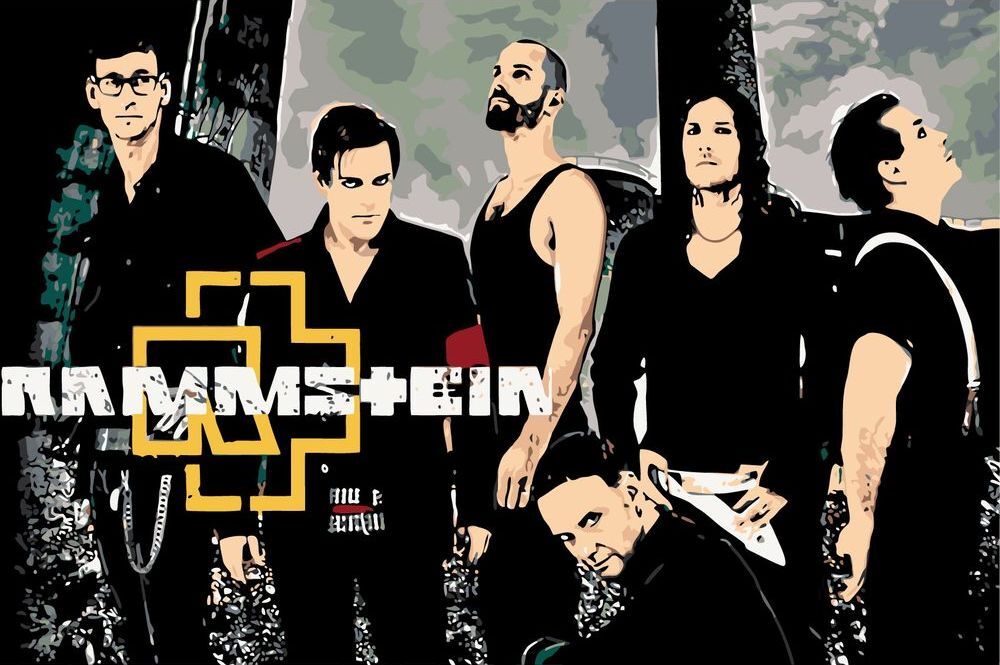 Картина по номерам rammstein