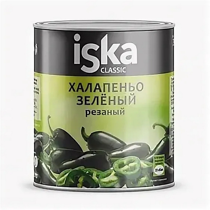 Перец халапеньо зеленый резаный ISKA, 3100 мл - купить с доставкой по ...