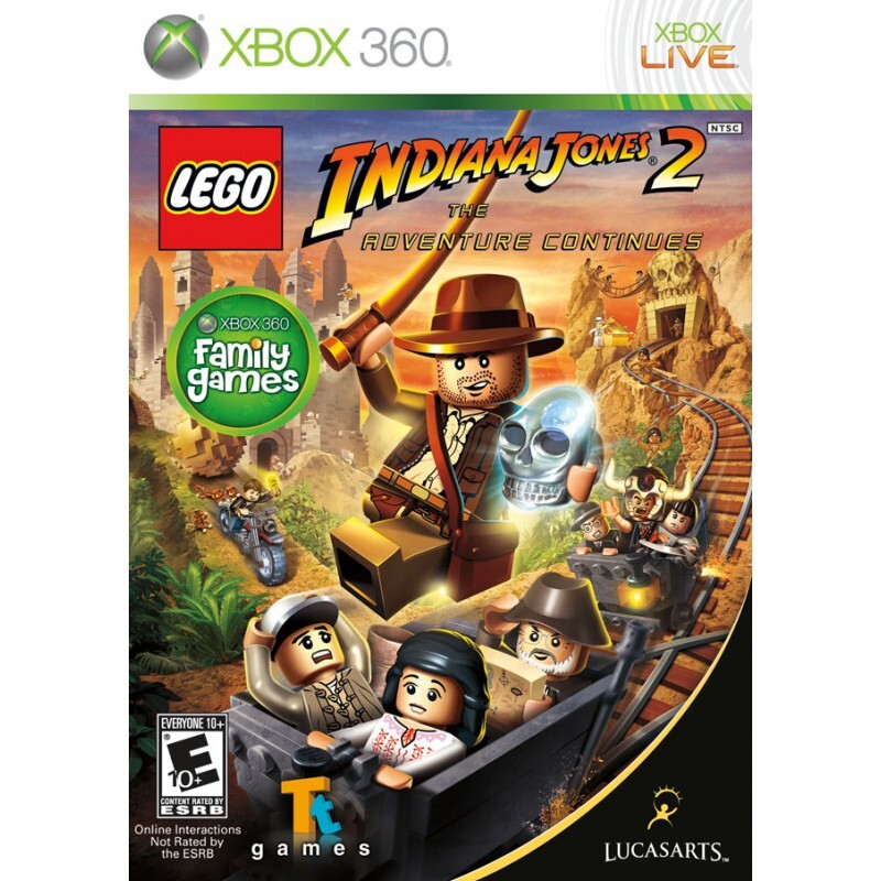 Игра LEGO Indiana Jones 2: The Adventure Continues (XBox 360, Xbox Series, Английская версия)