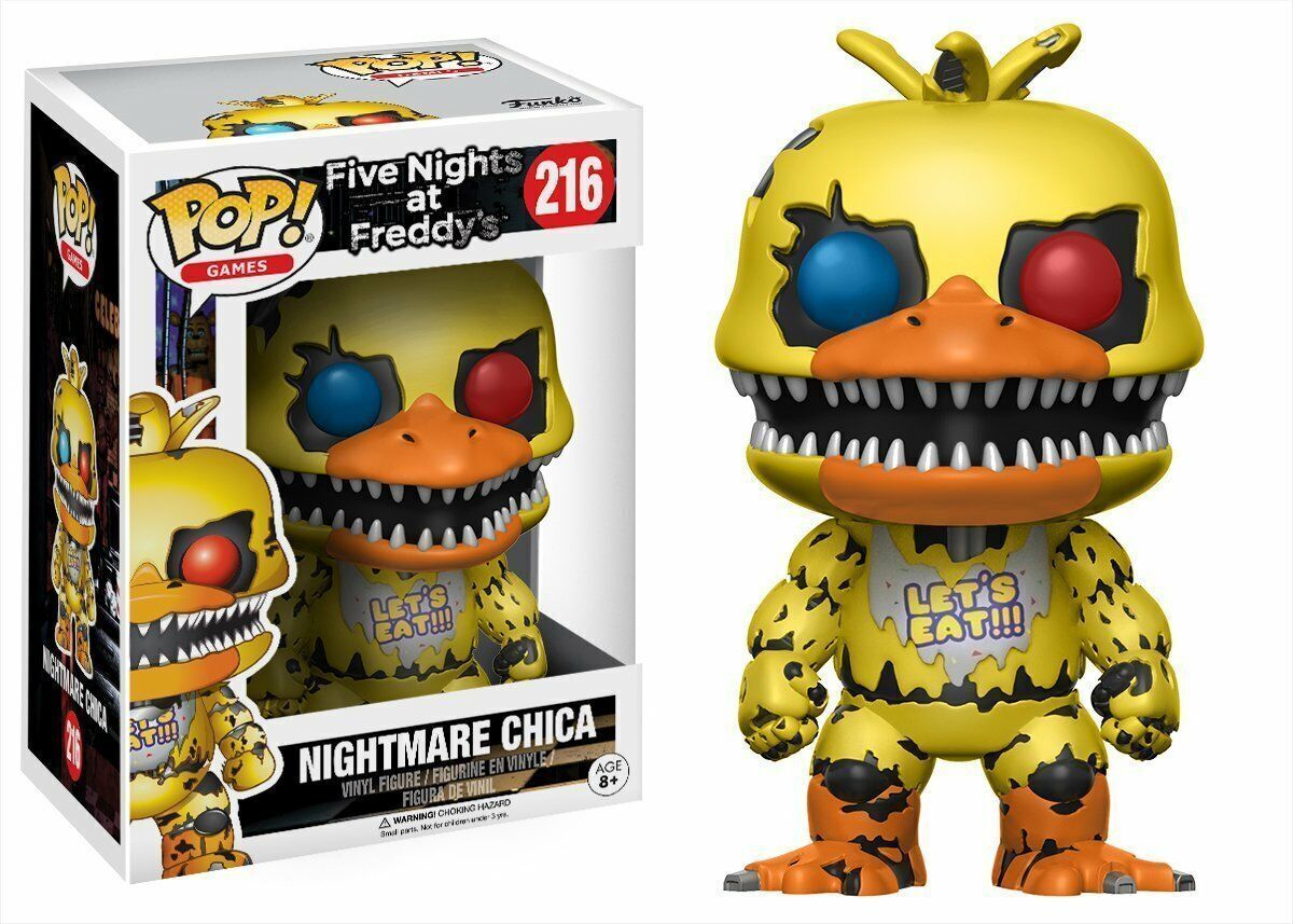 fnaf funko pop withered chica