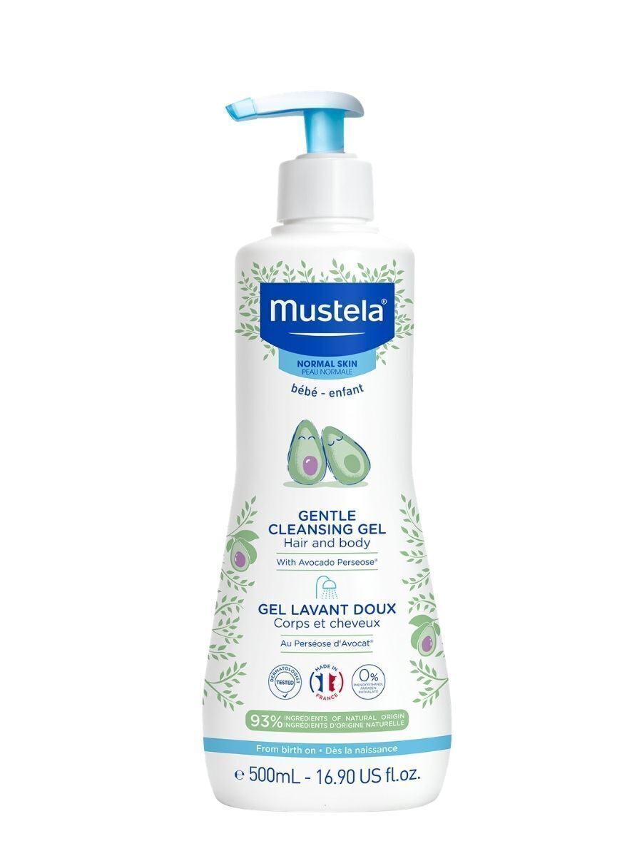 Mustela Средство для душа, гель, 500 мл