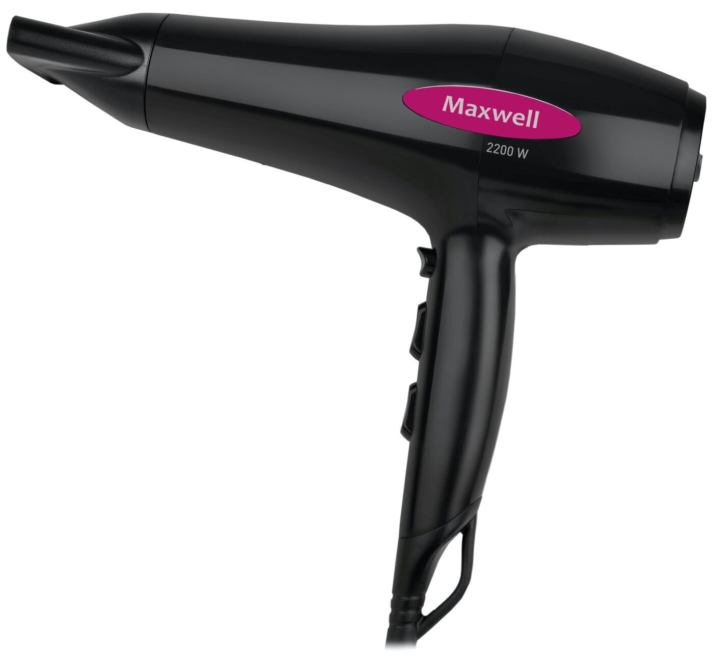 Фен для волос Maxwell 2024MW01, черный купить по выгодным ценам в