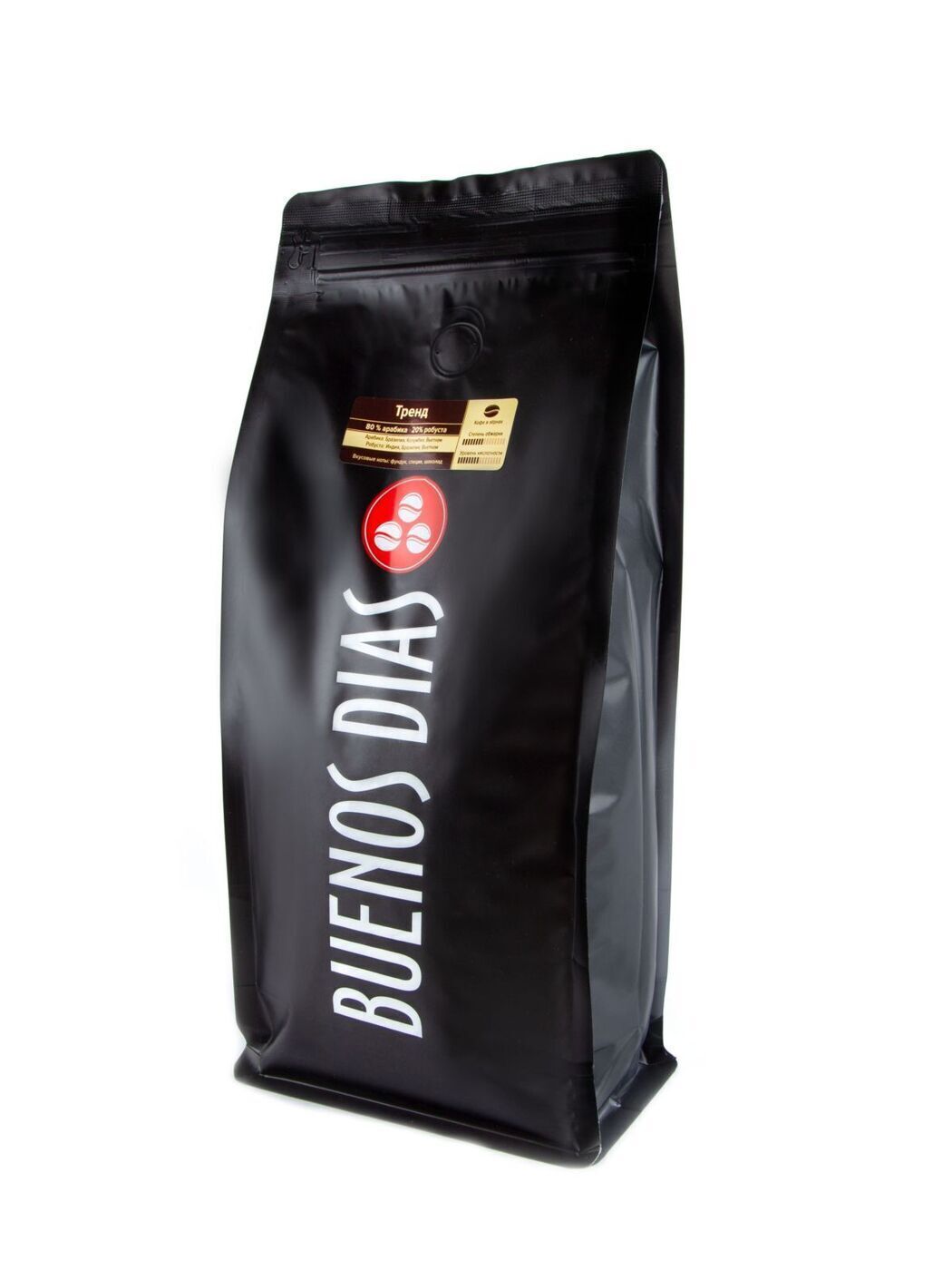 BUENOS DIAS / Кофе Тренд (80% арабика и 20% Робуста) в зёрнах, уп. 1 кг ...