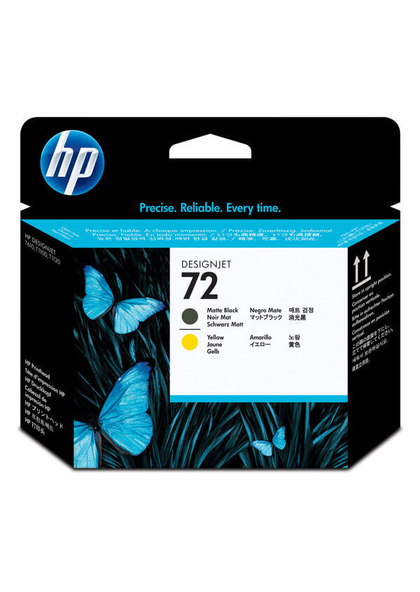 Печатающая головка HP C9384A, матовый черный, желтый, для струйного ...