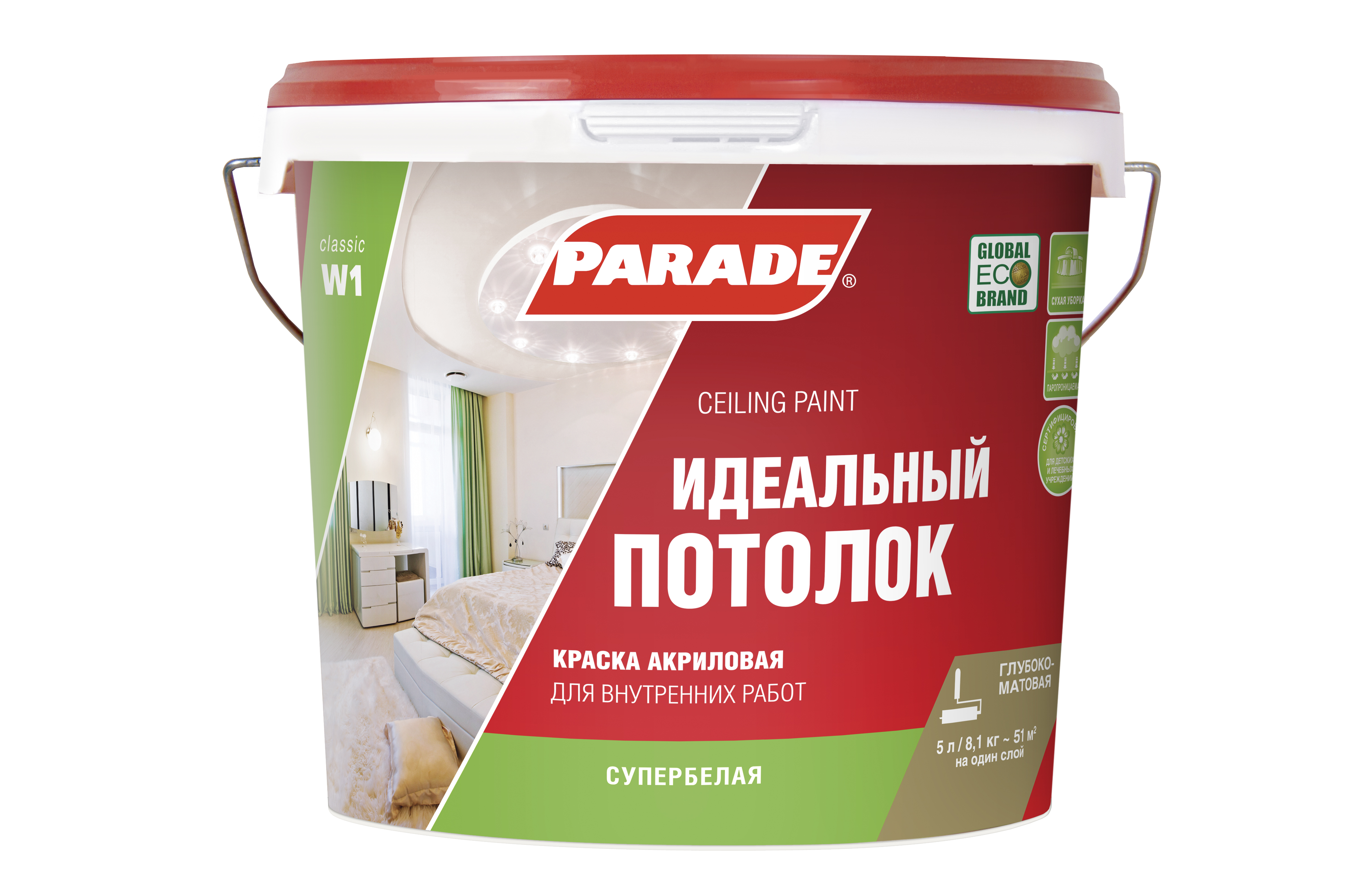 Краска parade w3 интерьер