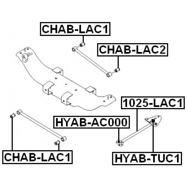 Lac 1 4. Сайлентблок задней продольной тяги Лачетти Фебест. 1025-Lac1. Chab-lac1. Chab-026.