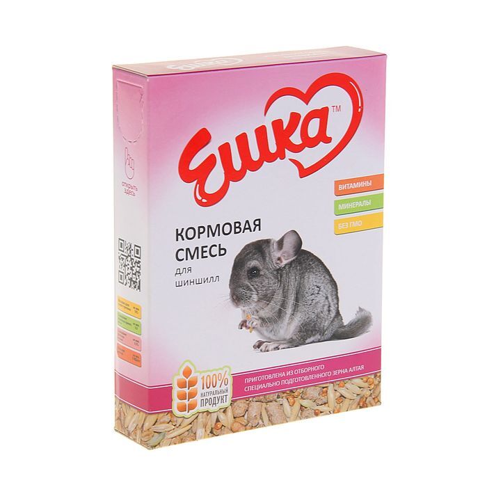 Кормовая смесь "Ешка" для шиншилл, 450 г — купить в интернет-магазине ...