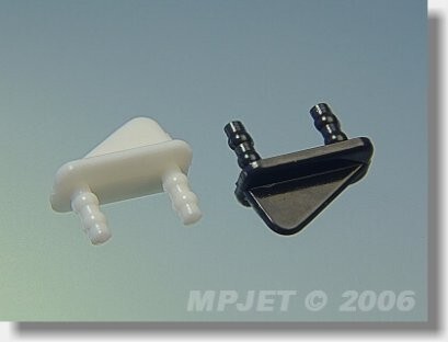 Костыль крыла малый, черный, MPJet, 2шт. EF-MPJ2700B