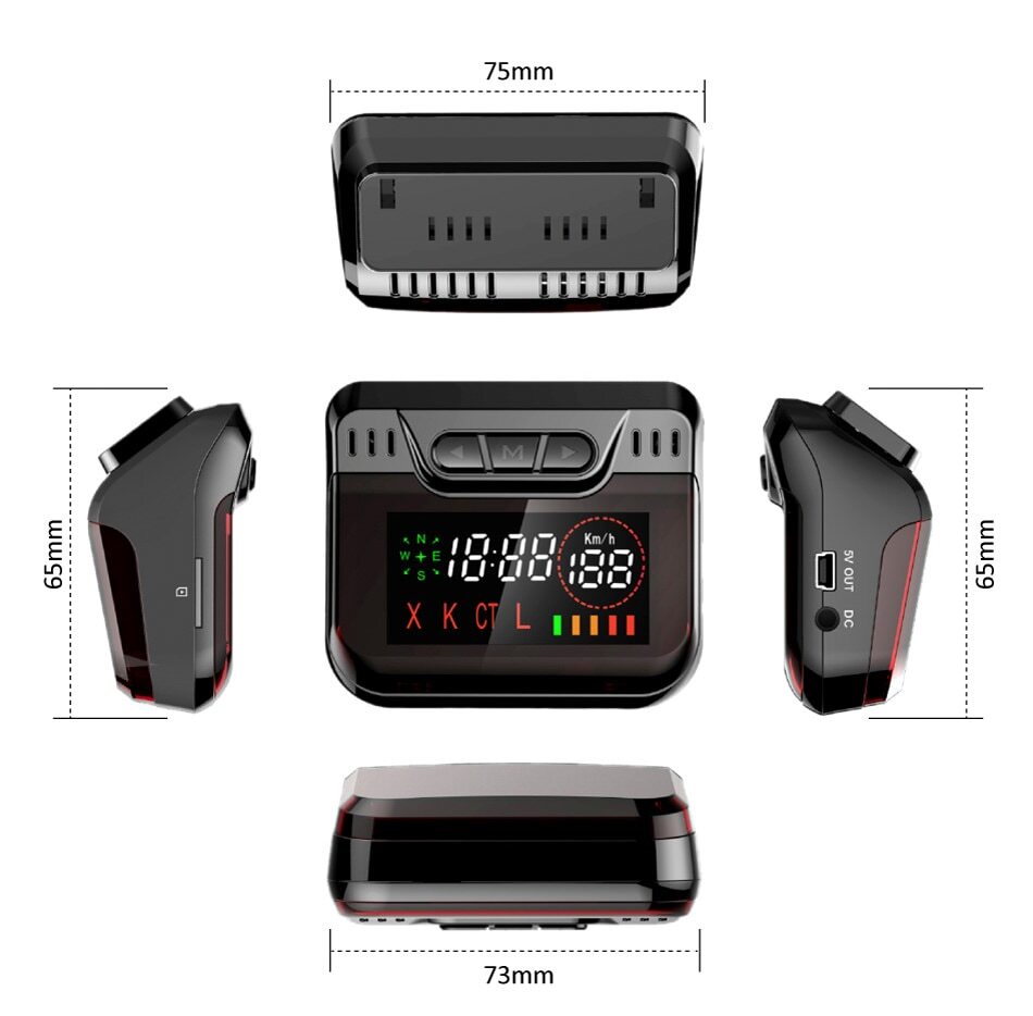 Радар-детектор Ruccess STR-S900-G