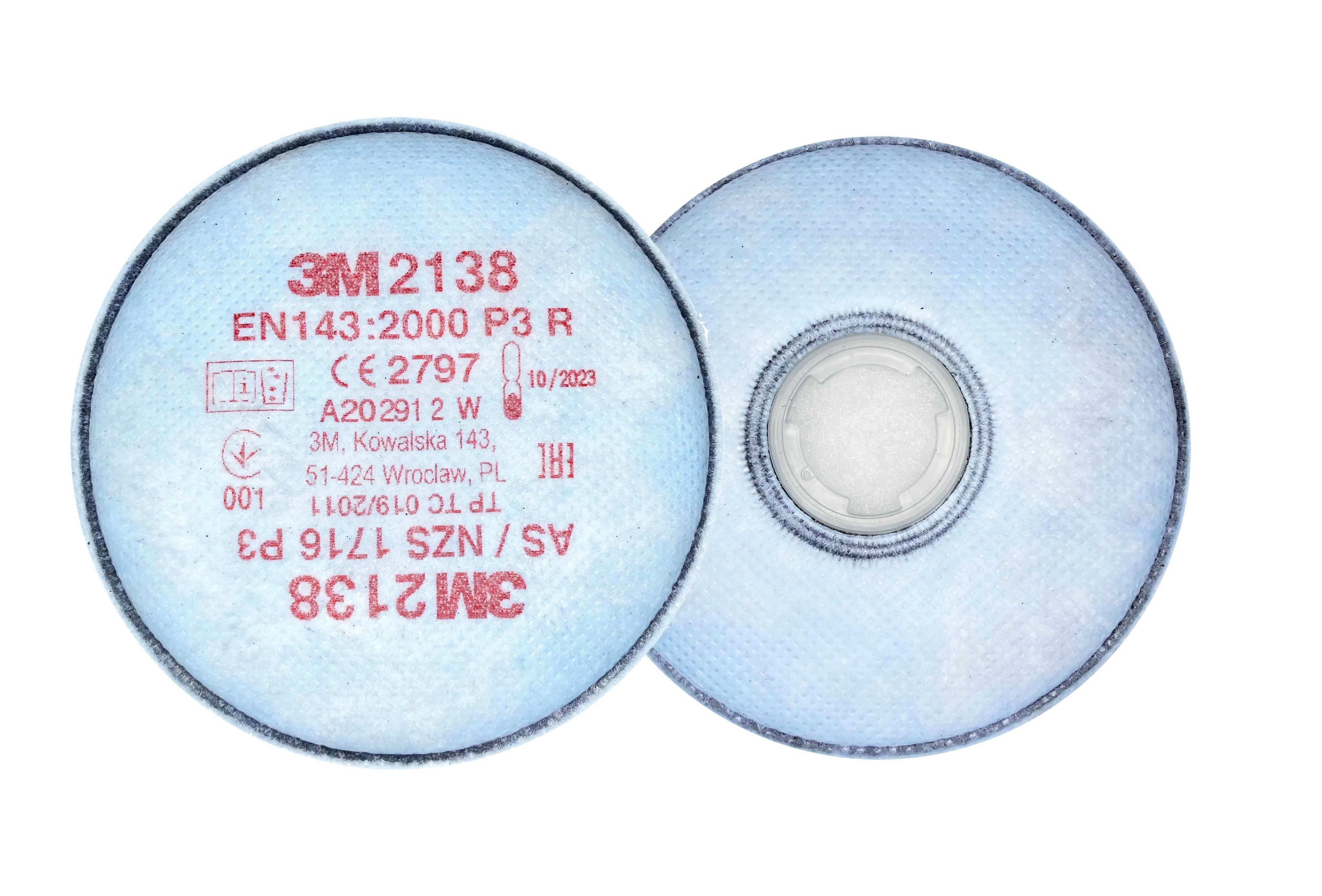 Фильтр для респиратора/маски Фильтры 3M 2138 FFP3 для сварки с угол ...