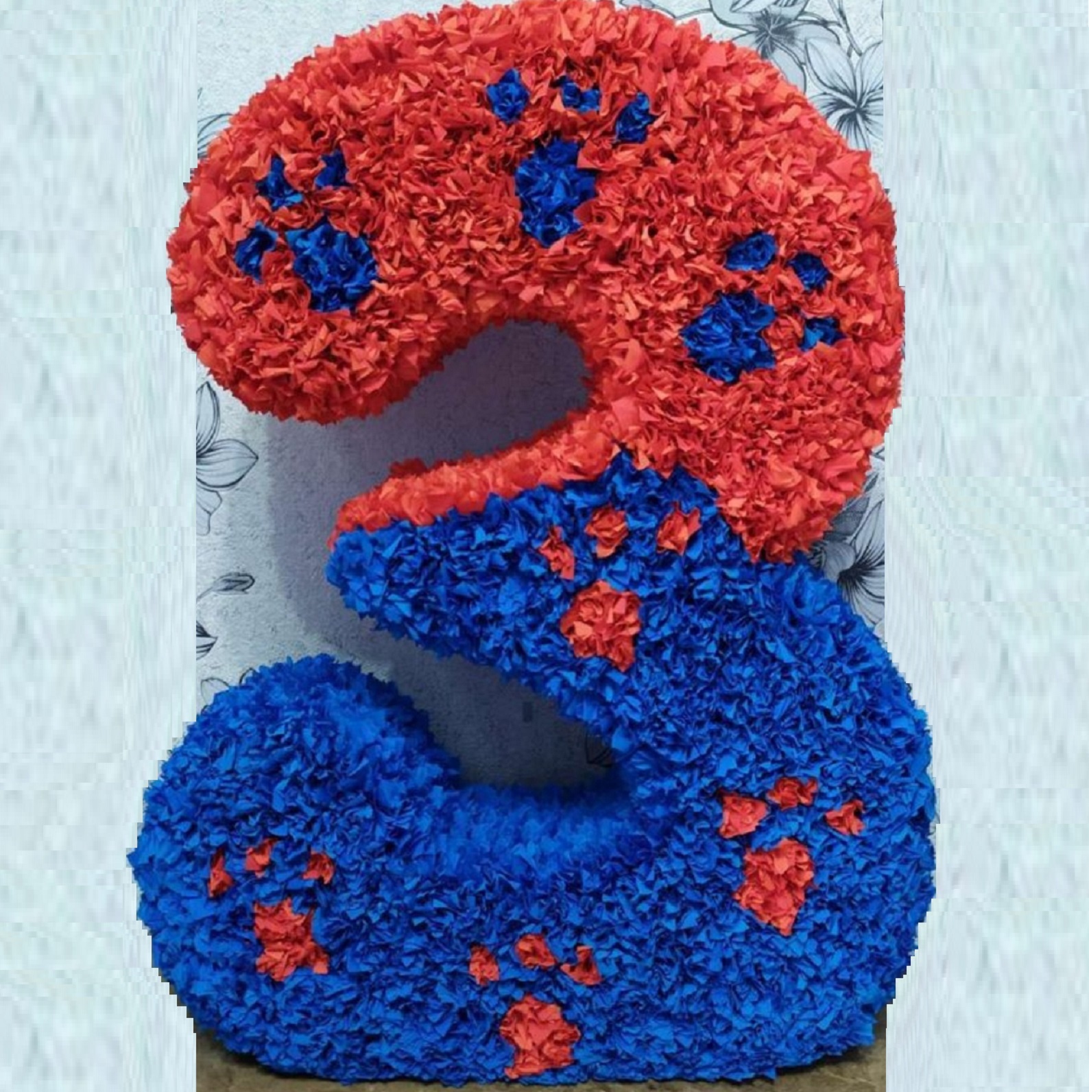 Объемная цифра три 3 на праздник, День Рождения, 65см купить по ...