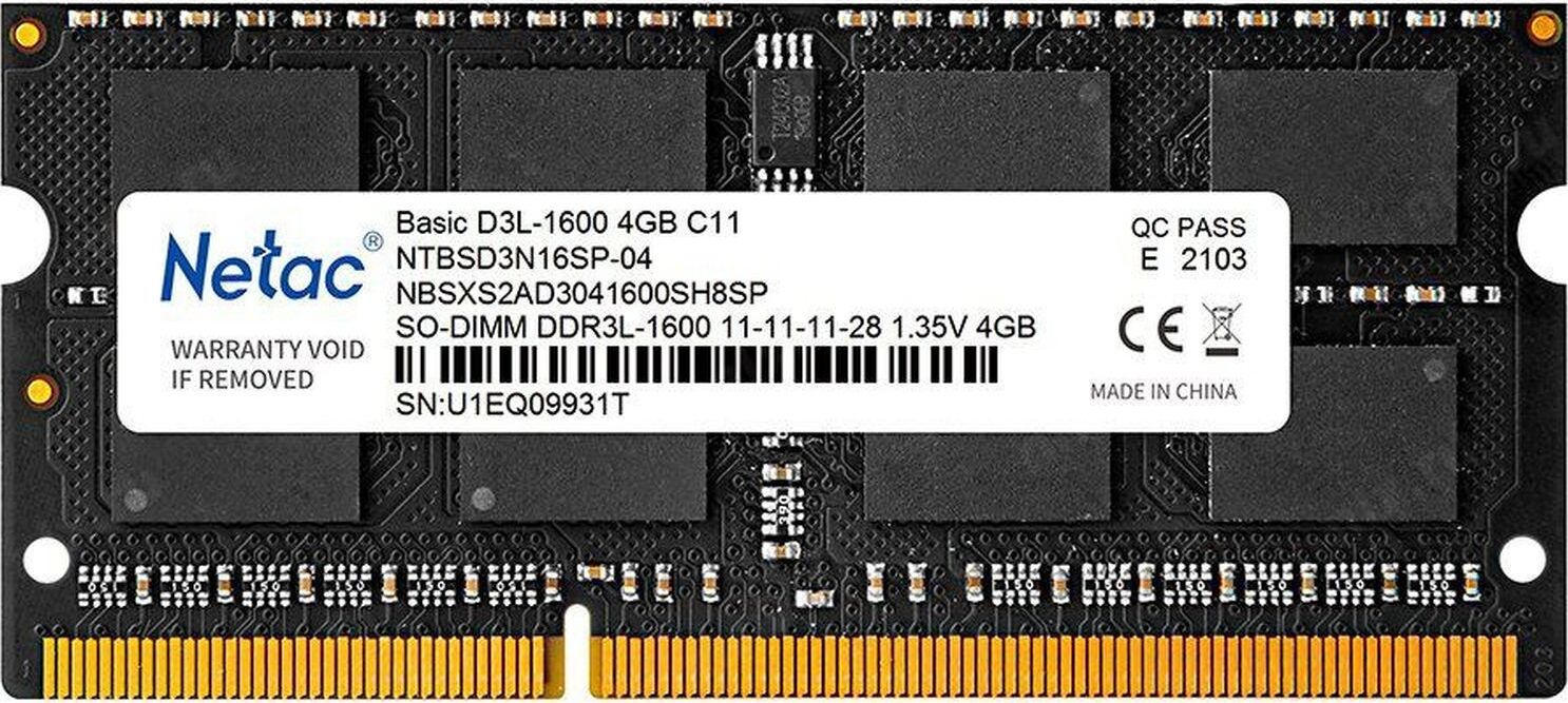 Модуль памяти netac. Ddr4 Netac Basic 16gb 2666mhz. So DIMM ddr4. Модуль памяти Netac Basic ntbsd3n16sp-04 ddr3l - 4гб 1600, so-DIMM, Ret. Оперативная память Netac ddr3 1600 МГЦ 1x4 ГБ (ntbsd3n16sp-04).