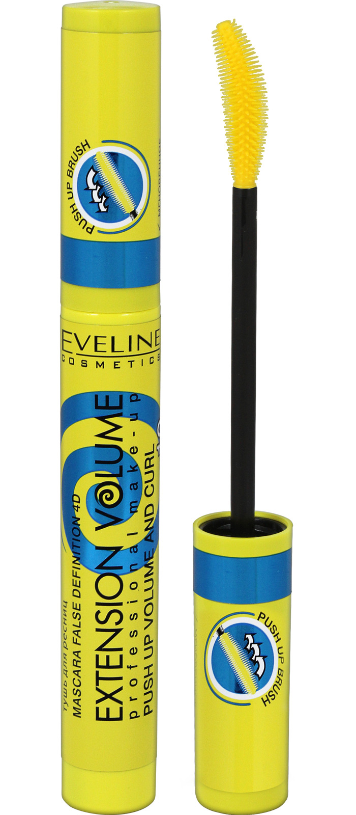 Eveline Cosmetics Тушь для ресниц EXTENSION VOLUME, 4D PUSH UPx10, 10 ...