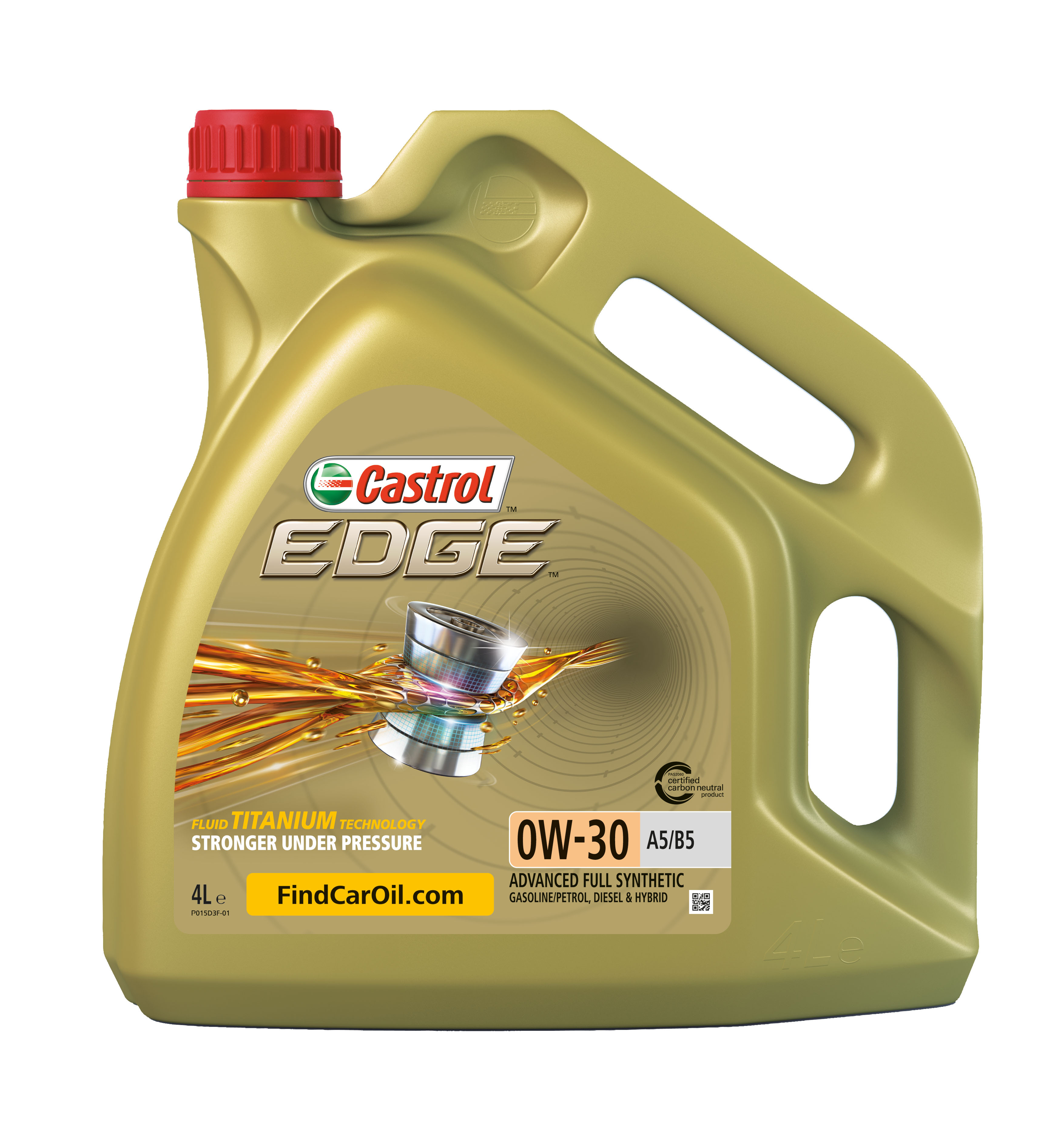 Castrol Edge A5/B5 Titanium FST 0W-30 Масло моторное, Синтетическое, 4 л