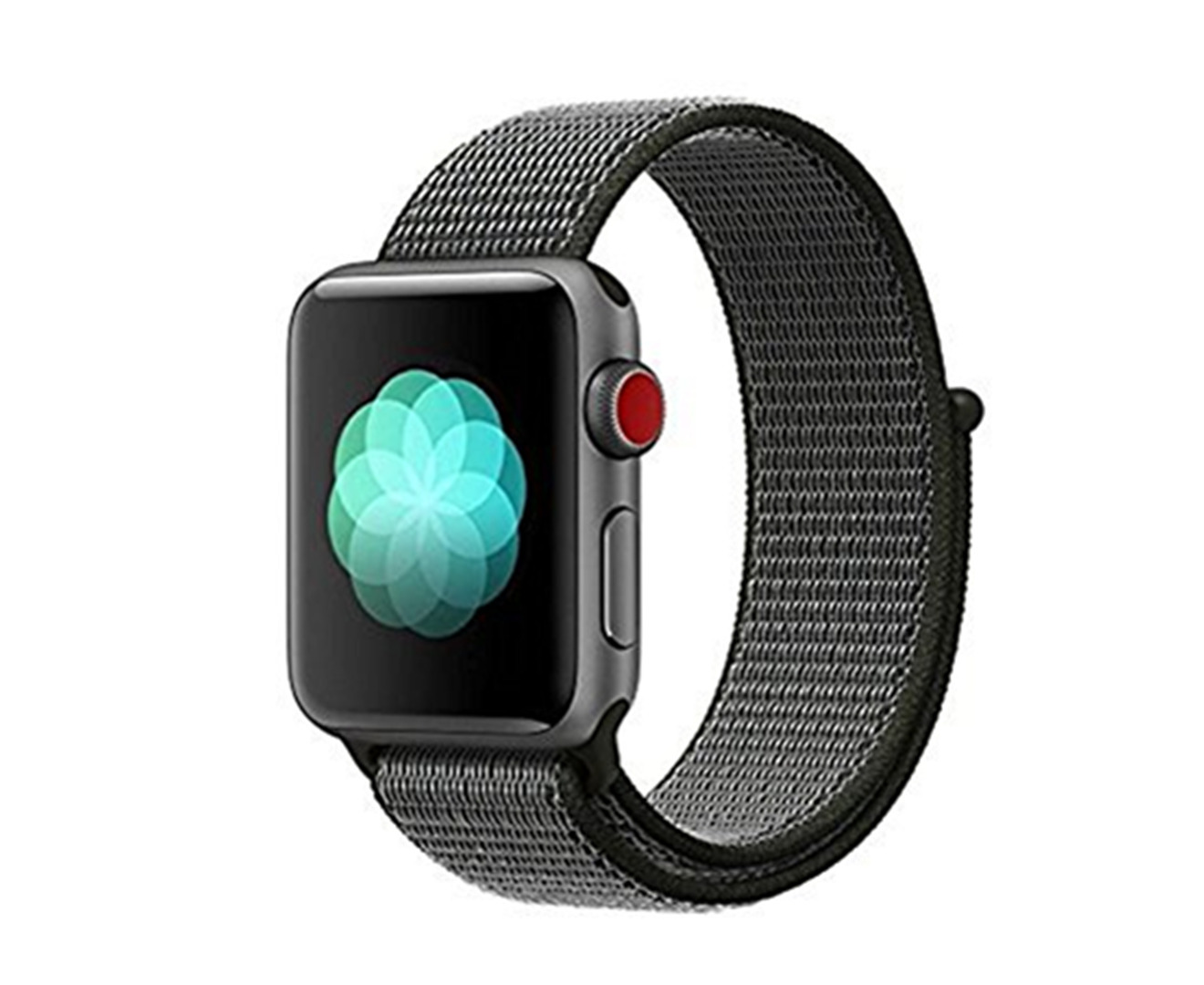 Apple watch loop. Nylon bandje voor de Apple watch Red. Watch 8 Sport loop.