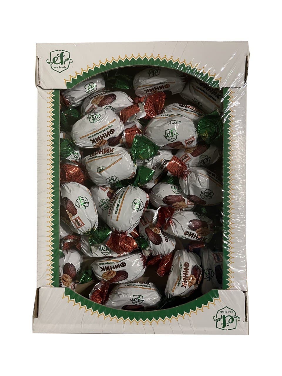 Конфеты Eco Foods "Финик с грецким орехом" глазированные 1кг. — купить ...
