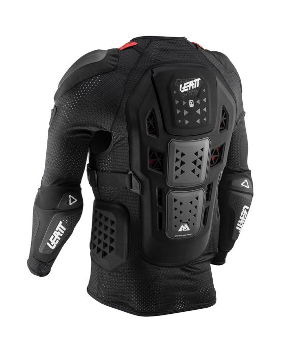 Мотозащита Черепаха LEATT Body Protector 3DF AirFit Hybrid мужская, Black 2023, размер S/M