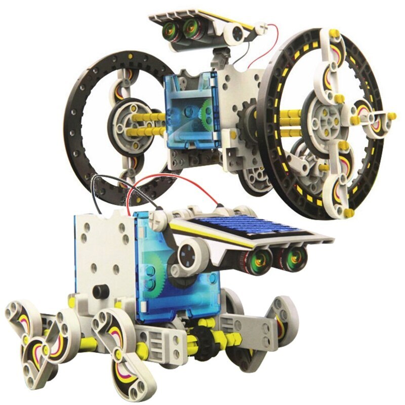 Солнечный конструктор. 14 In 1 Educational Solar Robot Kit.