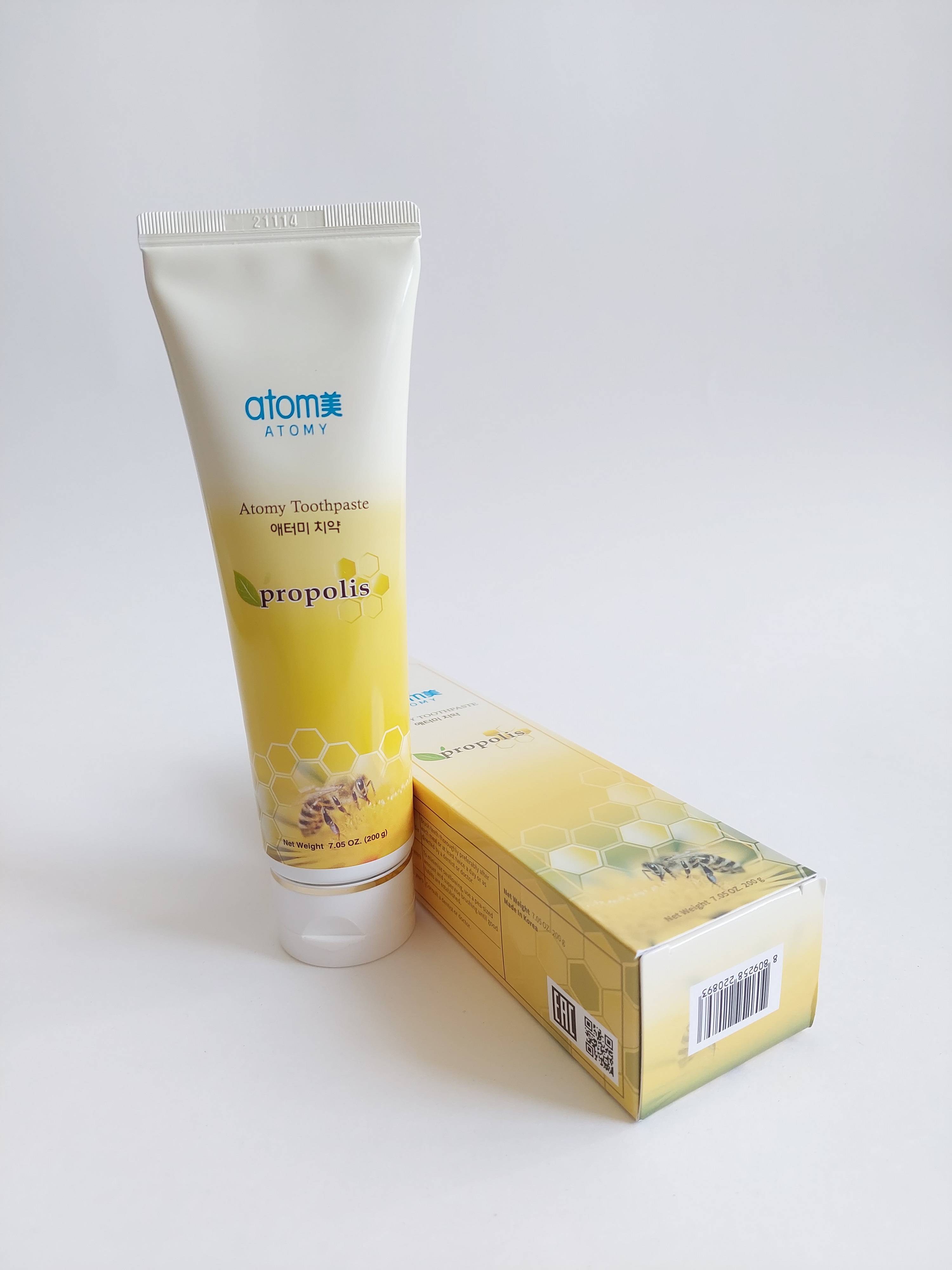 Atomy Зубная паста с прополисом, 200 гр - купить по выгодной цене в ...