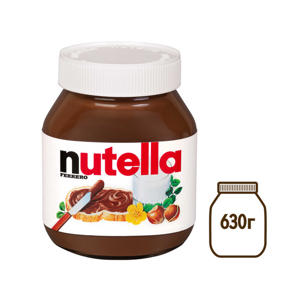 Паста ореховая Ferrero Nutella 630 г