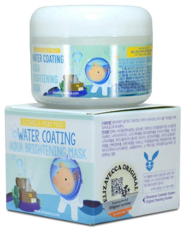 Elizavecca маска для волос. Елизавекка маска Water coating Aqua Brightening. Water coating Aqua Brightening Mask.