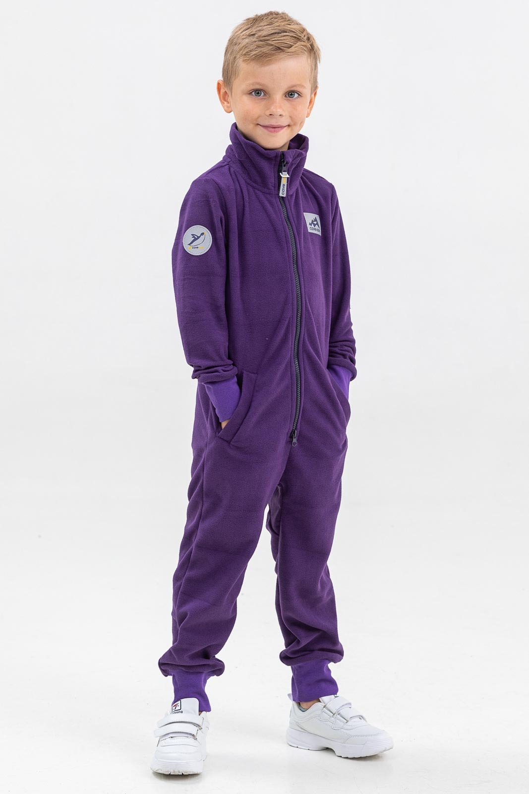 Детский комбинезон флисовый Country Fleece фиолетовый, Девочки ...