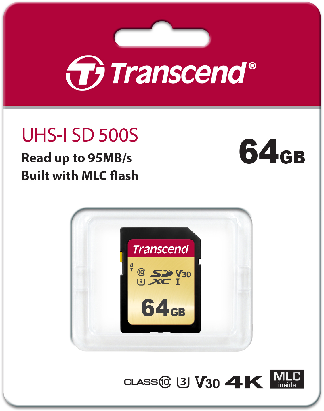 Карта памяти transcend 64gb